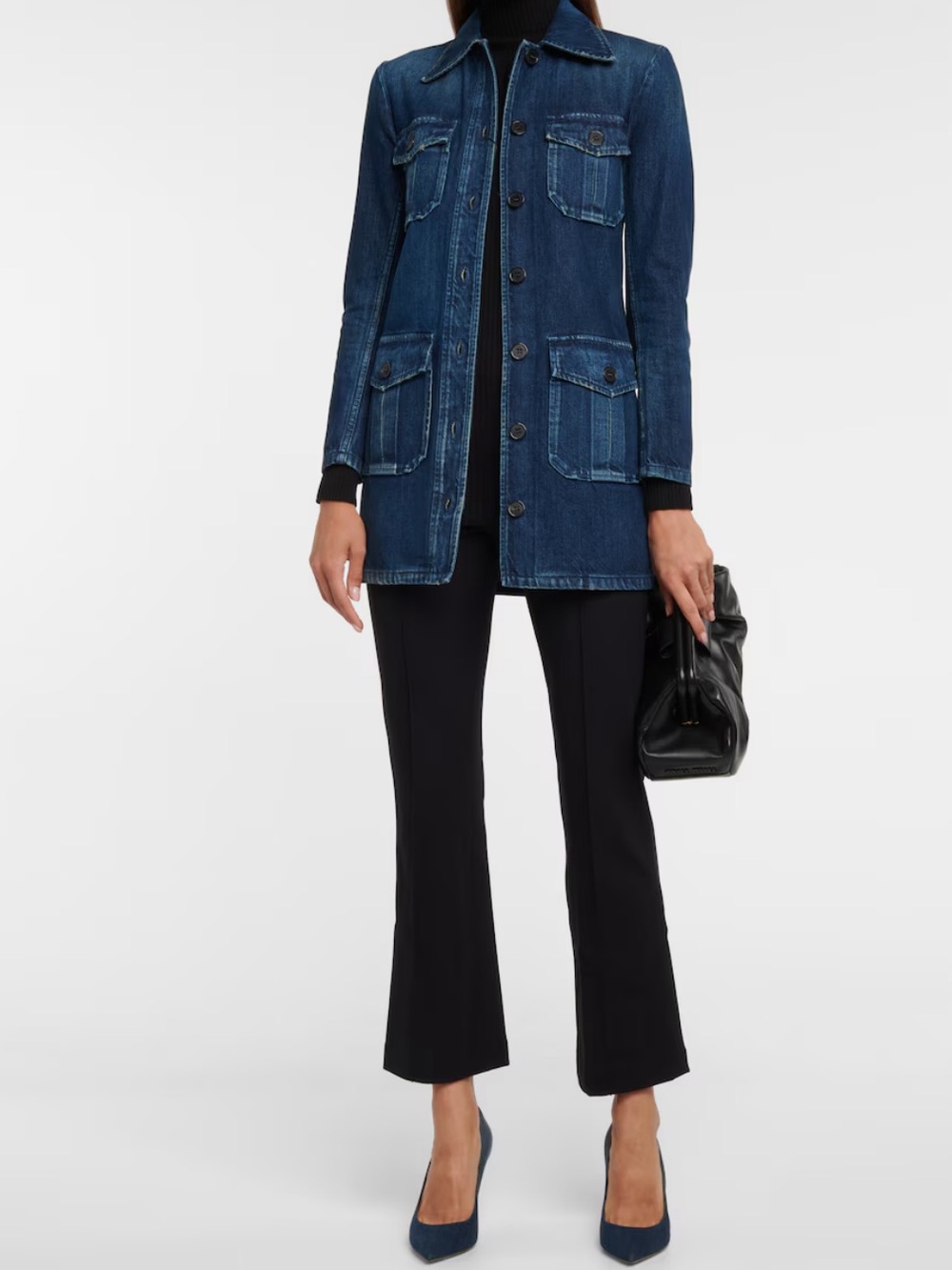 $425 still on Wolford website Grazia black pants